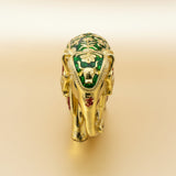 Suvarna Gaj Murti – Premium Golden Elephant Figurine