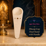 Dhoop Cup Dual Stand with Handle