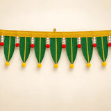 Green Leaf Toran – Traditional Door Hanging