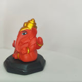 Small Red Ganesh with black asan