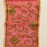 Red Chunari with Golden Embellishments