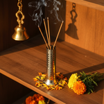 Agarbatti Stand - Lit with Smoke